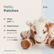 Bearington Collection Baby Patches 8 Inch Plush Giraffe Toy with Rattle - Super Soft Safari Giraffe Stuffed Animals for Babies & Newborns