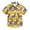 Zebra and Sunflower, variant on Dailycode Small Short Sleeve Button Down Shirts Zebra and Sunflower Casual Shirt 3-10 Years