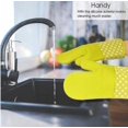 thumbnail image 3 of Un par de guantes de jardinería Guantes aislantes del calor Guantes de cocina de silicona Amarillo, 3 of 4