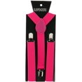 thumbnail image 2 of Bretelles de Couleur Solide pour Enfants - Rose Chaud OSFM, 2 of 2