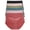 High Waist Lace(6-Pack), variant on Angelina Women's High Rise Lace-Embellished Cotton Brief Panties (6-Pack)