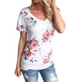 thumbnail image 2 of T-shirt à Manches Courtes et Col Rond pour Femmes, 2 of 10