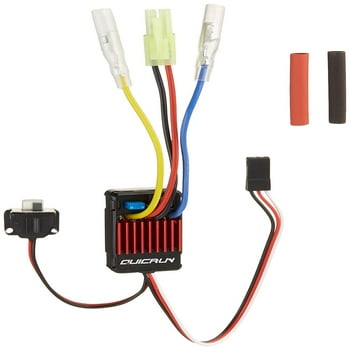 Hobby Wing 30120000 Quicrun 1625 Brushed ESC Vehicle Speed Controller (1/18 Scale), Cont./peak current: 25A/100A; input: 2-3s LiPo/6-9 Cells.., By Hobbywing,USA