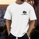 thumbnail image 3 of Camiseta de verano para hombre con estampado de cocoteros - Poliéster, transpirable, corte holgado, barbacoa en la playa, 3 of 6