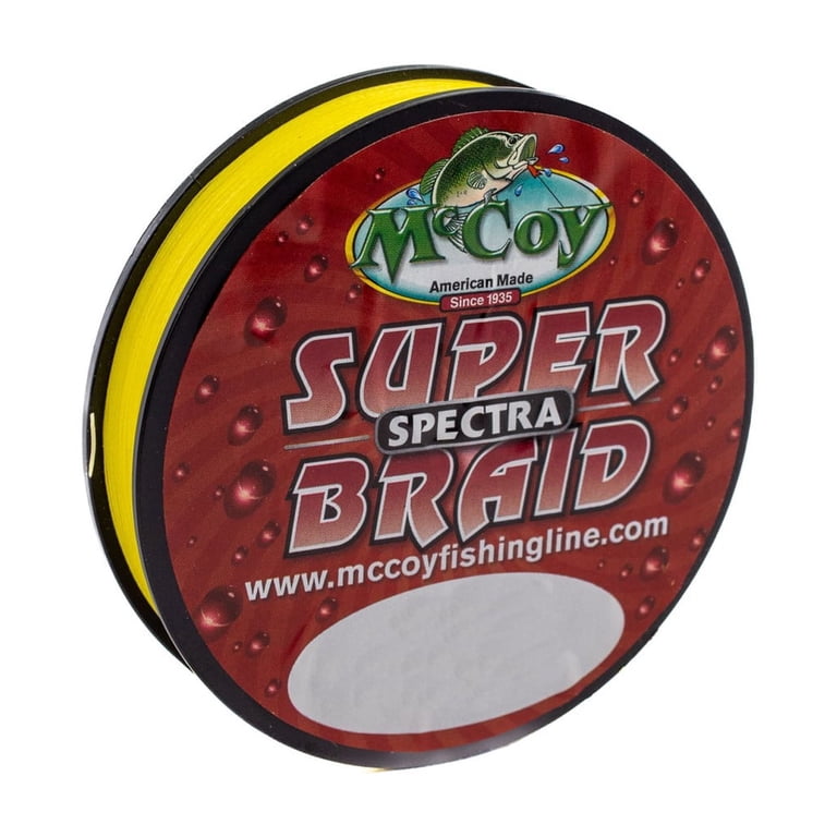 mccoy braided fishing line Super Spectra Braid Fishing Line, Hi-Viz Yellow, 150-Yard/4-Pound : Sports & Outdoors Unlike traditional monofilament McCoy Super Spectra Braid Hi-Viz
