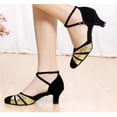 thumbnail image 1 of XIHAHA-zapatos de baile latino profesional para mujer, calzado de tacón alto para verano, zapatos de baile de salón de Tango, talla grande 34-41, 1 of 5