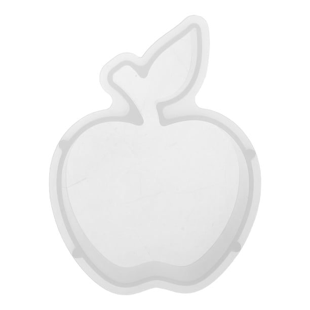 Molde de silicona de manzana hecho a mano para manualidades navideñas con resina epoxi, fondant, dulces, repostería y adornos decorativos.