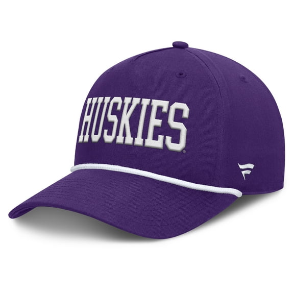 Men's Fanatics Purple Washington Huskies Foul Ball Rope Adjustable Hat