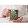 thumbnail image 7 of WIRESTER 11 Oz Ceramic Tea Cup Coffee Mug, Gustav Klimt Flower Garden, 7 of 7