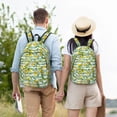 thumbnail image 6 of Balery Lemon Vintage Canvas Backpack for Men and Women - Large Capacity, Durable Travel Laptop Bag for School, Work, Hiking, and Outdoor Activities, 6 of 7