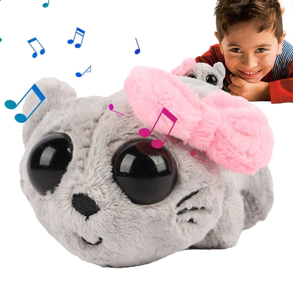Peluche Hamster Mignon avec Son de Violon - Animal en Peluche Doux pour Enfants Garçons Filles
