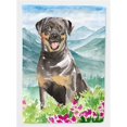 thumbnail image 1 of Carolines Treasures CK2526CHF Mountain Flowers Rottweiler Flag Canvas House Size, 1 of 4