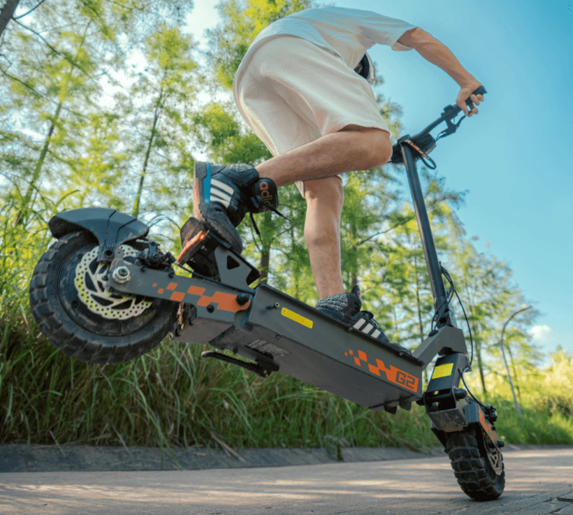 KUKIRIN G2 Electric Scooter, 34 Miles Long Range 800W Peak Motor, Up To 27MPH Top Speed, 10" Off-Road Tires Disk Braking System Foldable City Commuting E-Scooter for Adults and Teens