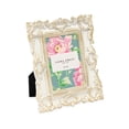 thumbnail image 1 of Marco de fotos Laura Ashley, 5 x 7 cm, decoración floral en oro blanco, 1 of 4