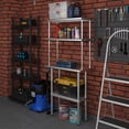 thumbnail image 6 of AmGood Stainless Steel Double Deck Overshelf – 14 in. x 30 in. – Heavy Duty, NSF Certified, Commercial-Grade, Adjustable Tiered Shelf for Kitchen Prep Tables and Workbenches, 6 of 8