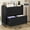 Black, variant on Vabches Lateral File Cabinet with Charging Station for Letter/Legal/A4 Size Hanging Files, Brown