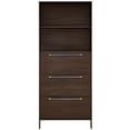 thumbnail image 4 of Shoe Cabinet with 3 Flip Drawers, Narrow Entryway Shoe Rack Organizer with Open Shelves, Hidden Storage Cabinet for Hallway Living Room, Freestanding Design with Anti-Tip Kit & Hooks, 4 of 9