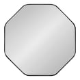 thumbnail image 3 of Kate and Laurel Rollo Octagon Framed Wall Mirror, Black 24x24, 3 of 9