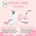 thumbnail image 4 of Book Dragon MagSafe Phone Grip: Cute Dragon Easily Distracted Magnetic Phone Holder, Aesthetic Kawaii Gift for Holiday, Phone Popgrip, 4 of 4