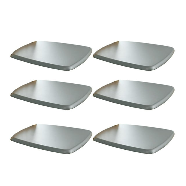 Juego de 6 fundas de asiento para silla de conferencias, sala de estar y cocina, protección antipolvo