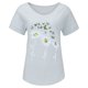 thumbnail image 3 of Gibobby Camisetas Mujer Manga Corta Camiseta manga corta con cuello redondo algodón y lino con estampado informal para mujer(Gris,XL), 3 of 5