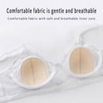 thumbnail image 5 of ATOYSOY Everyday Bra Daily Lace Splicing Breathable Push Up Underwear Wireless Workout Thin Lightly Girls Teens Clearance Smoothing Comfy Bra White, 5 of 6