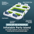 thumbnail image 3 of Bestway Hydro Force Breeze Bloc Party Island, Large 4 Person Inflatable Lounger Float, 3 of 6