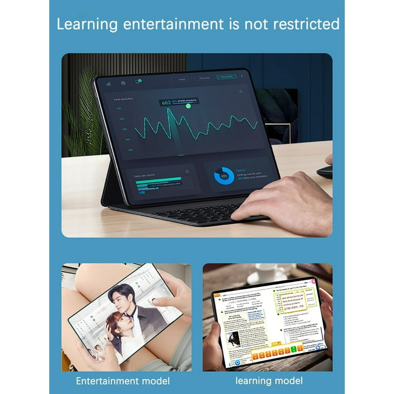 BDF 10.1-inch FHD Tablet, 256GB SSD, Android 12, 4G, Wi-Fi