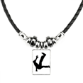 thumbnail image 1 of Collar de cuerda de cuero Unbranded Jumping Dancer Sports Hip Hop, 1 of 3