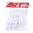 thumbnail image 1 of Yuarrent 12 Uds. De accesorios de carámbano falsos, decoraciones ligeras para árboles de Navidad, adornos navideños de plástico DIY, Kits de decoración para fiestas, 1 of 6