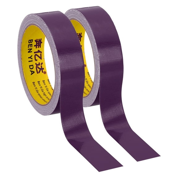 1"x0.01" Bookbinding Tape, 2 Roll 11 Yard Cloth Bookbinding Repair Tape Book Binding Tape Self Adhesive for Repairing Old Books, Purple