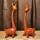 thumbnail image 3 of Rosewood carved deer figurine, a symbol of good fortune, for living room TV cabinets, solid wood deer for home entryway wine cabinets, decorative gifts., 3 of 4