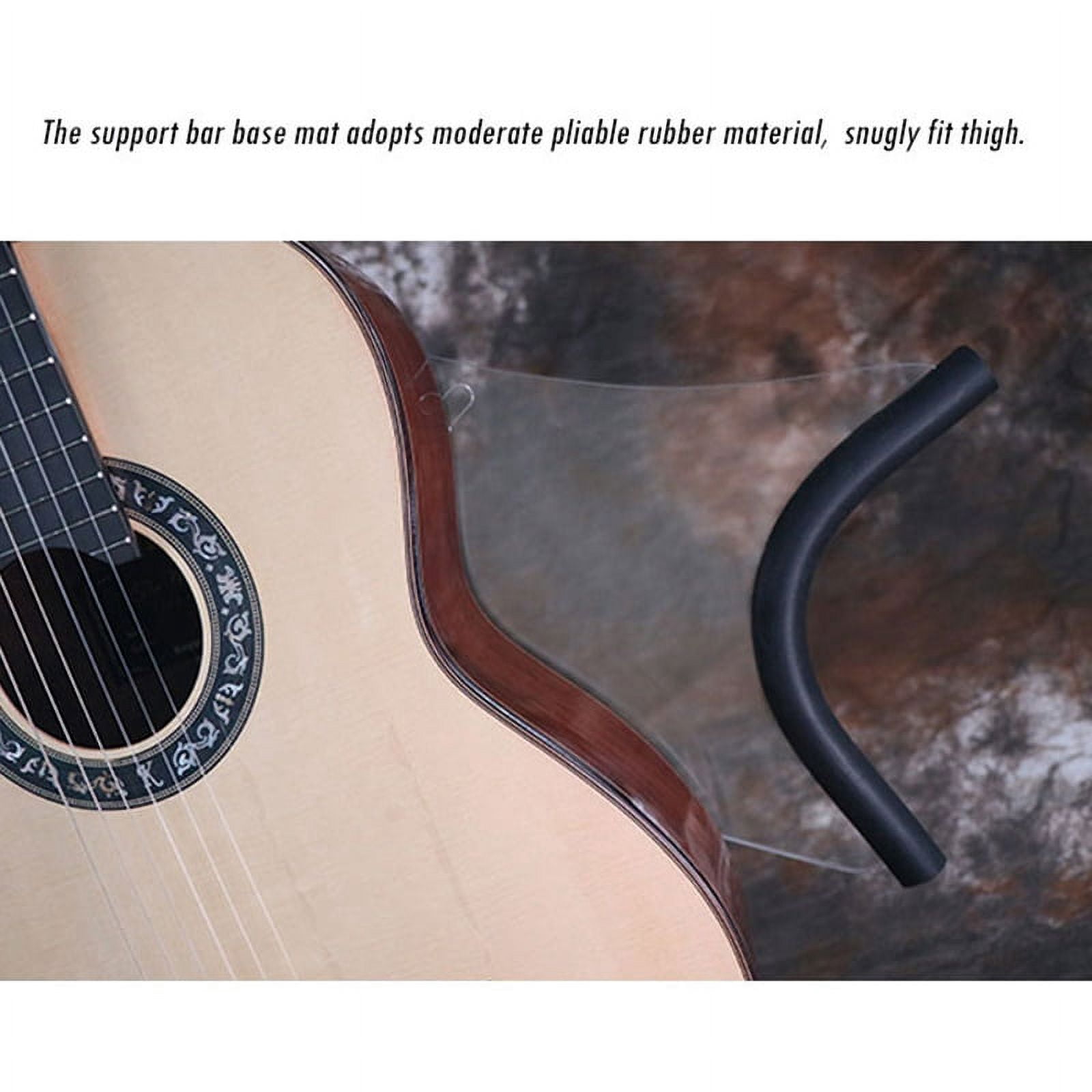 Guitar Neck Rest Back Suction Streamliner Guitar Support for Classical Flamenco Acoustic Transparent