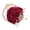 Dark red, variant on Aellinatey Artificial Pearls Wedding Wrist Corsage Satined Rose Flower Elastic Wristband
