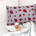 thumbnail image 4 of Rateoe Ladybug Pattern Decorative Pillow Case,Throw Pillow Covers,Plush Pillow Cover,Soft Pillow Case,Velvet Pillow Case-16"x24", 4 of 6