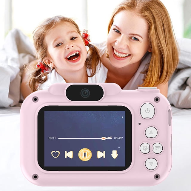Cámara digital Cámara digital para niños Mini cámara de alta definición Cámara para fotografía y grabación Cámara para niños con pegatina grande Regalo de cumpleaños de Navidad cámaras para niños