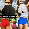 thumbnail image 6 of Vaslanda Booty Shorts Naughty Scrunch Butt Lifting Leggings Workout High Waisted Textured Bottom, 6 of 7