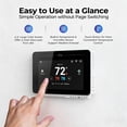 thumbnail image 3 of Smart Wi-Fi Thermostat, Home Thermostat, Works With Google and Alexa, Energy Saving, Easy Operate, Remote Control, TJ- 919T, 3 of 10