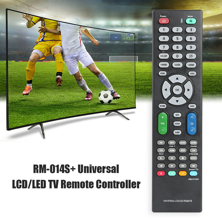 CONTROL REMOTO PARA TV UNIVERSAL RM-014S+ (LCD/LED)