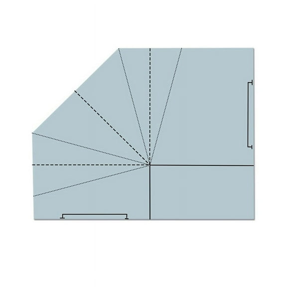 DIY Fabric Foldable Food Basket Sewing Template,Handbag Quilting Template,8inch