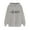 Gray, variant on LEAVINGSUO Hooded Sweaters for Women,Women's Comfortable Sweater Heart Pattern Printed Women's Hooded Pocket Drawstring Sweater