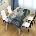 thumbnail image 3 of Yayeee Tablecloths for Rectangular Tables 54 x 72 inch Party Table Cover, Watercolor Mountatin, 3 of 6
