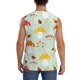 thumbnail image 4 of Balery Mushroom Bee Camisetas sin mangas para hombre, absorbe la humedad y protege contra el mal olor.-Medium, 4 of 7