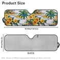 thumbnail image 3 of Psesaysky Hawaiian Hibiscus Palm Tree Print Car Windshield Sun Shade Block UV Rays Universal Sun Visor Protector for Car,ORV Accordion Folding Sunshade Keep Vehicle Cool, 3 of 7