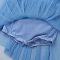 thumbnail image 5 of YEAHDOR Girls Spaghetti Chiffon Ballet Dance Dress Gymnastics Leotard Overlay Lyrical Ballerina Costume Light Blue 10, 5 of 7