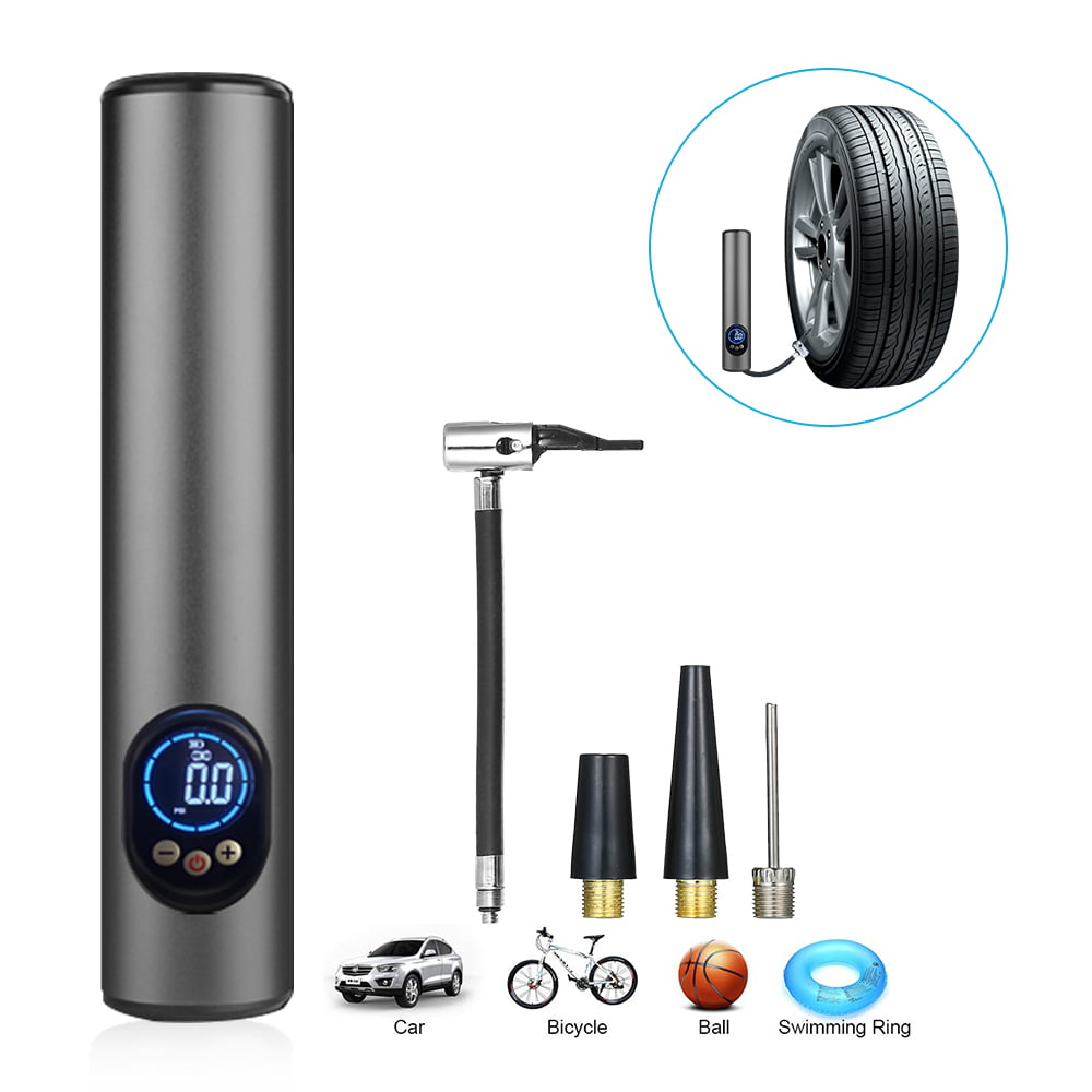 Inflatable Pump Air compressor Tyre Inflator Mini Portable Built-in battery 