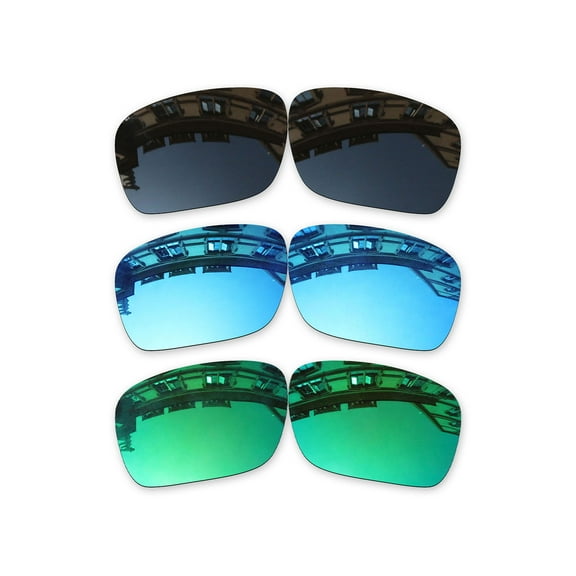 Vonxyz 3 Pack Polarized Replacement Lenses for Oakley Holbrook OO9102 Sunglasses