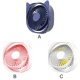 thumbnail image 3 of Mini ventilador de escritorio USB Ventilador eléctrico portátil ajustable de ángulo de 360 ​​grados con 3 velocidades de viento, azul Inevent HA5690-01B, 3 of 6