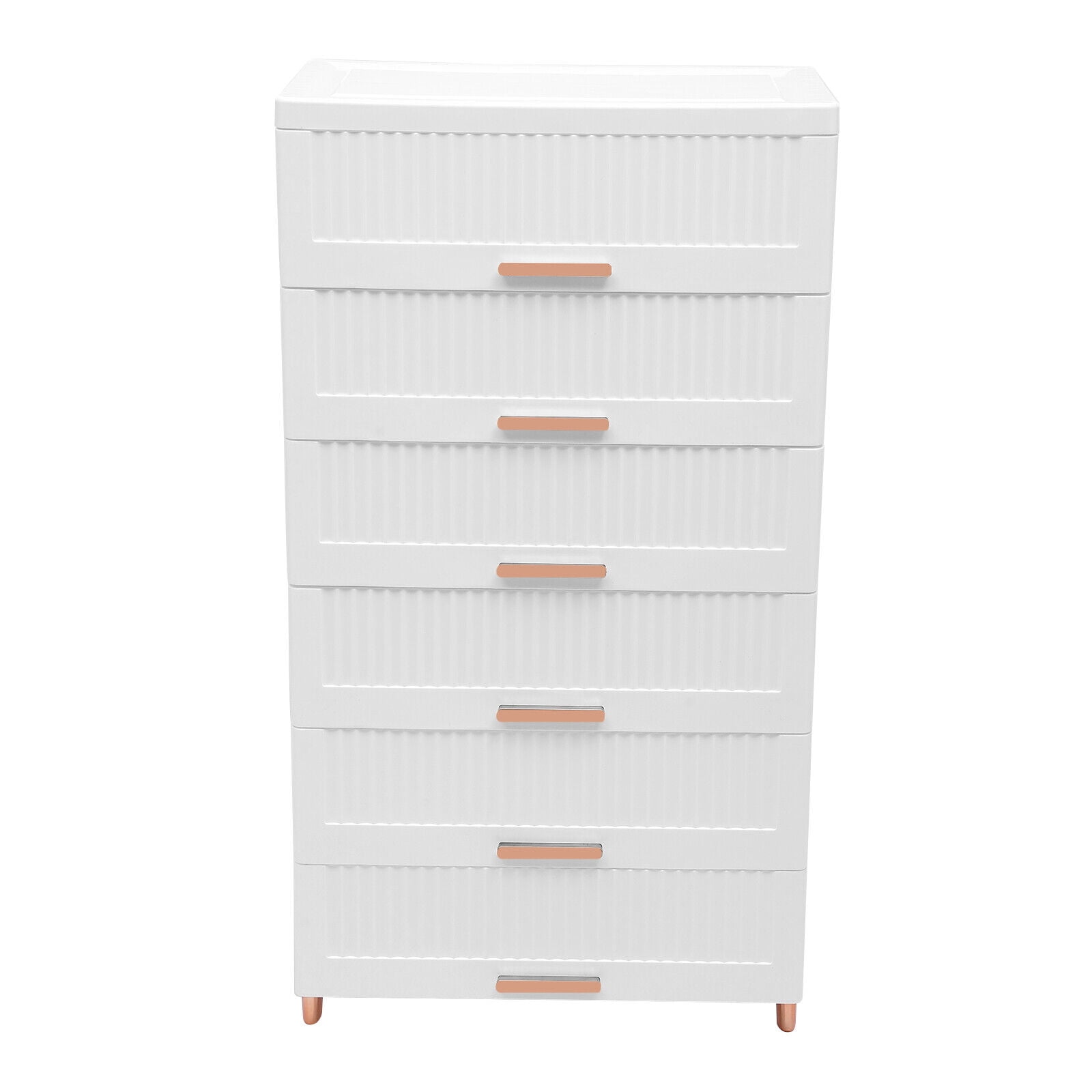 MIDUO 6 Drawer Dresser Storage Chest Organizer Closet for Bedroom