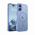 thumbnail image 1 of HAYAN Magnetic for iPhone 17 Case (Compatible with MagSafe)(Military Grade Drop Protection) Translucent Matte Shockproof with Anti-Fingerprint Phone Cover 2025,Blue Purple, 1 of 1